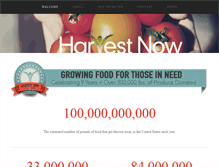 Tablet Screenshot of harvest-now.net